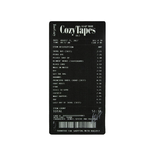 Cozy Tapes Receipt Rug