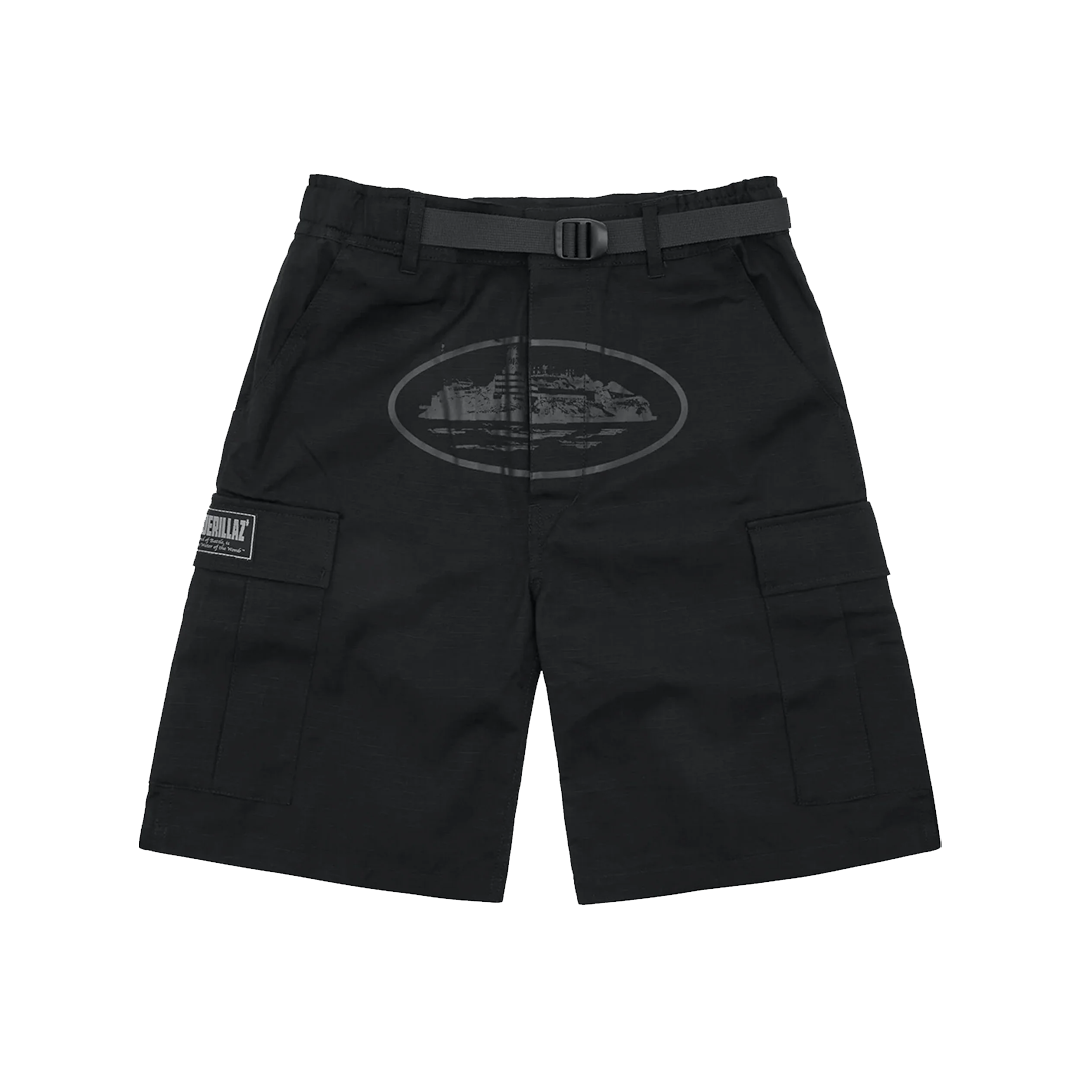Corteiz - Black Cargo Shorts
